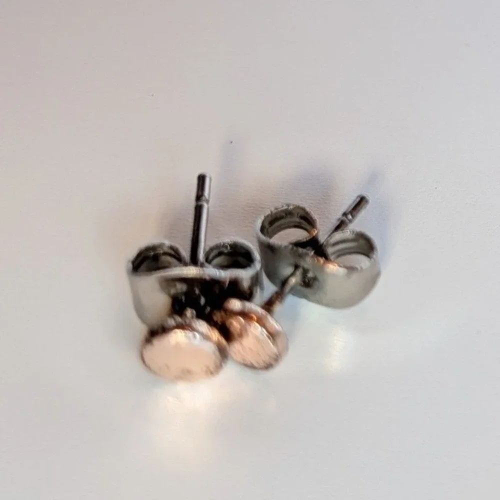 Mixed Stud Earring Set 7 Pairs Nautical Anchor Starfish‎ Shell Silver Tone